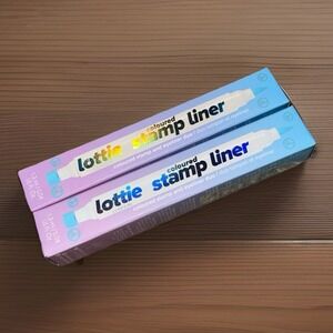 Lottie London Stamp Liner - Blue Peace Stamp - Stamp and Eyeliner Duo 2 Pack New